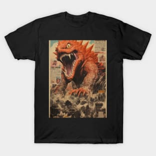 Japanese Monster Movie Poster T-Shirt